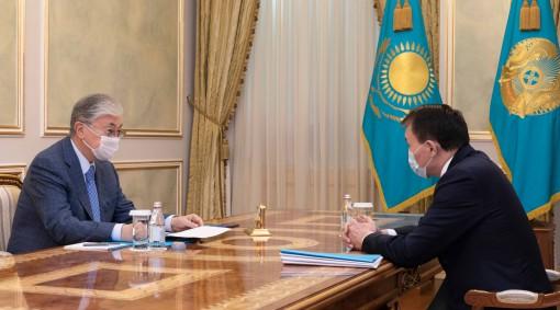 Президент Сыбайлас жемқорлыққа қарсы іс-қимыл агенттігінің төрағасы Алик Шпекбаевты қабылдады