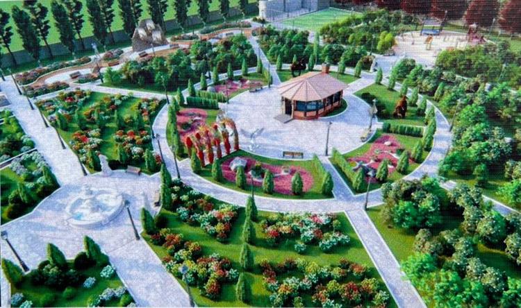 Парк Первого Президента строят в Актау
