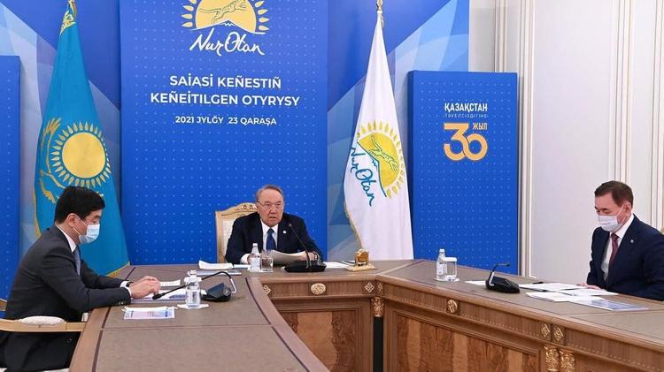 Назарбаевтың төрағалығымен «Nur Otan» партиясы Саяси кеңесінің кеңейтілген отырысы өтті