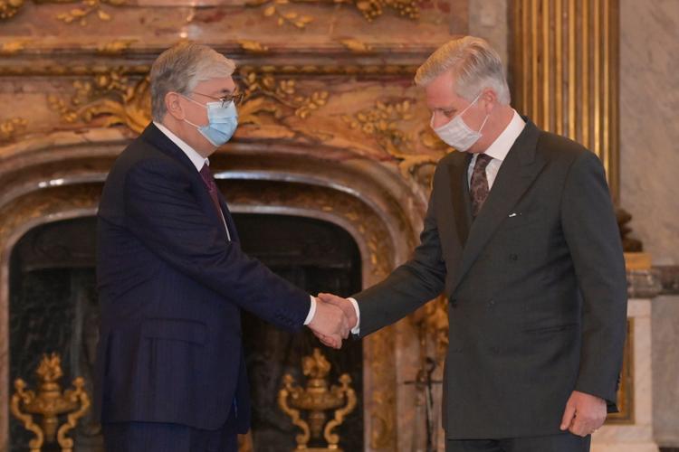 Официальный визит Президента Казахстана в Бельгию начался со встречи с Королем Филиппом