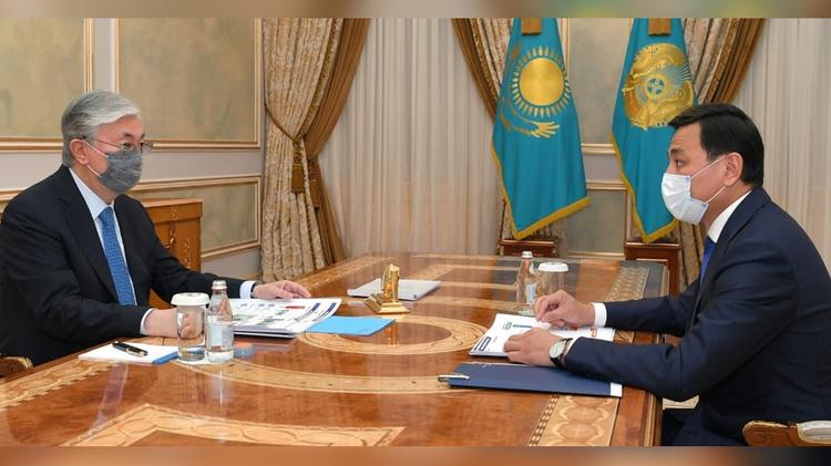 Қазақстан Президенті Нұр-Сұлтан қаласының әкімі Алтай Көлгіновті қабылдады