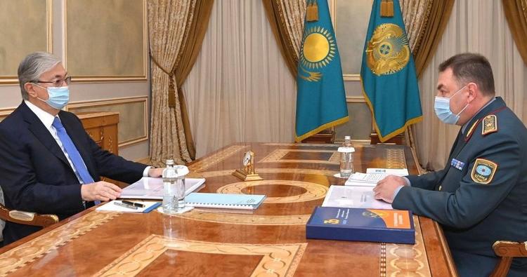 Глава государства заслушал отчет министра по чрезвычайным ситуациям Юрия Ильина