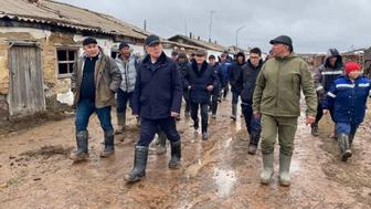 Ұлытау облысындағы ауылдан 30 отбасы тасқын суға байланысты қауіпсіз жерге көшірілді