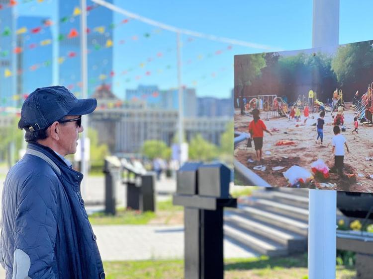 «Бәйтерек» жанында жасанды интеллект көмегімен салынған суреттердің фотокөрмесі өтті