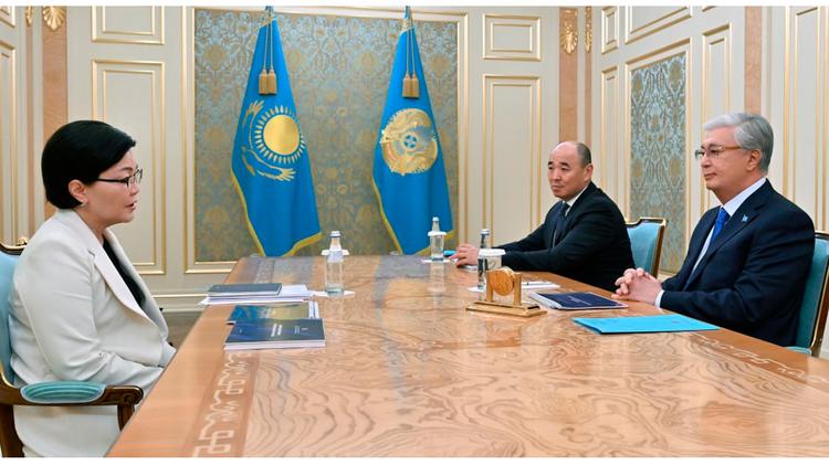 Президент Еңбек және халықты әлеуметтік қорғау министрін қабылдады