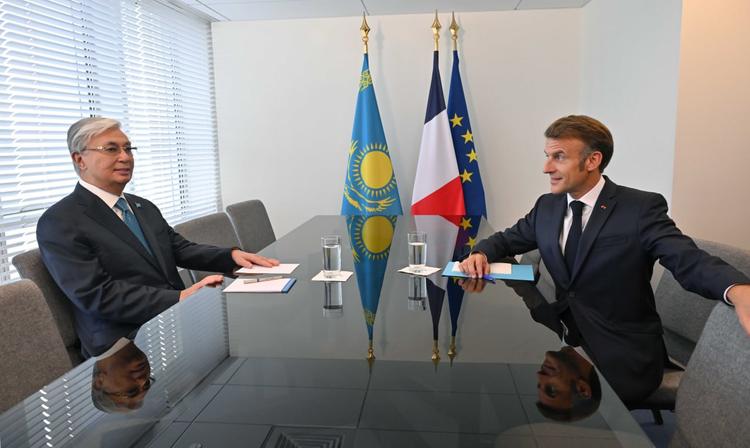 Қасым-Жомарт Тоқаев Франция президентімен кездесті