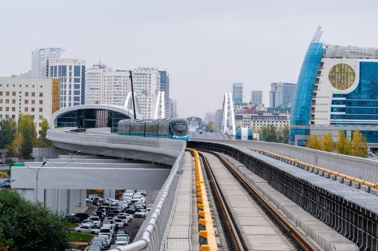 Астанада LRT пойызы сынақ режимінде іске қосылды