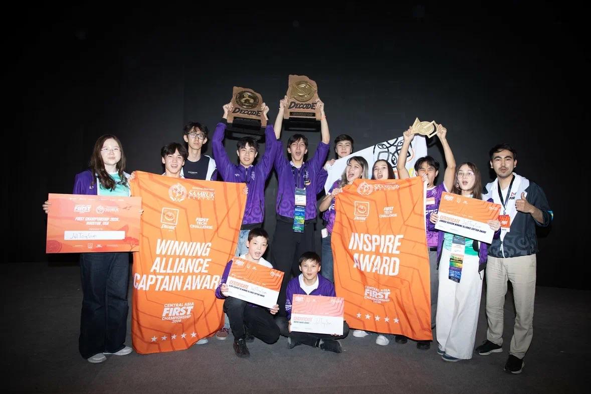 Қазақстандық оқушылар робототехника чемпионатында үш бірдей жүлдені жеңіп алды