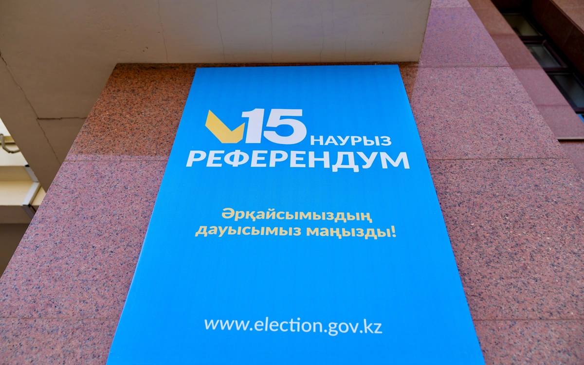 Елде референдум бойынша дауыс беру аяқталды