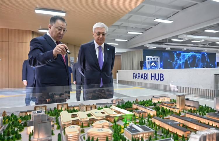 Мемлекет басшысы әл-Фараби атындағы Қазақ ұлттық университетіне барды