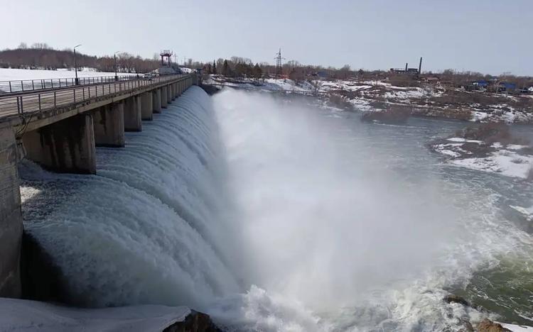 СҚО-дағы Сергеев су қоймасы толып, ернеуінен асты