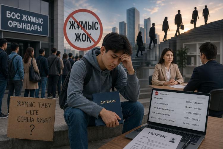 Жастар арасындағы жұмыссыздық: еңбек нарығына кіру қаншалықты қиын?